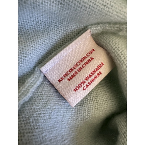 Kilte Collection Cashmere Set of Wide-Leg Pants & Short Sleeve Top Size 3 L/XL - Picture 10 of 16